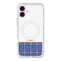 スリムプロテクションプレミアムケース with MagSafe［ CASEPLAY Tartan Check - Blue ］