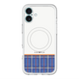 スリムプロテクションプレミアムケース with MagSafe［ CASEPLAY Tartan Check - Blue ］