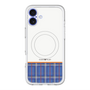 スリムプロテクションプレミアムケース with MagSafe［ CASEPLAY Tartan Check - Blue ］