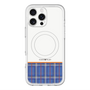 スリムプロテクションプレミアムケース with MagSafe［ CASEPLAY Tartan Check - Blue ］