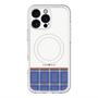 スリムプロテクションプレミアムケース with MagSafe［ CASEPLAY Tartan Check - Blue ］