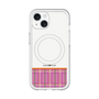 スリムプロテクションプレミアムケース with MagSafe［ CASEPLAY Tartan Check - Pink ］