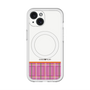 スリムプロテクションプレミアムケース with MagSafe［ CASEPLAY Tartan Check - Pink ］