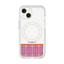 スリムプロテクションプレミアムケース with MagSafe［ CASEPLAY Tartan Check - Pink ］
