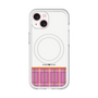スリムプロテクションプレミアムケース with MagSafe［ CASEPLAY Tartan Check - Pink ］