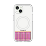 スリムプロテクションプレミアムケース with MagSafe［ CASEPLAY Tartan Check - Pink ］