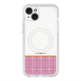 スリムプロテクションプレミアムケース with MagSafe［ CASEPLAY Tartan Check - Pink ］