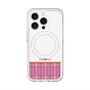 スリムプロテクションプレミアムケース with MagSafe［ CASEPLAY Tartan Check - Pink ］