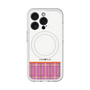スリムプロテクションプレミアムケース with MagSafe［ CASEPLAY Tartan Check - Pink ］