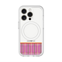 スリムプロテクションプレミアムケース with MagSafe［ CASEPLAY Tartan Check - Pink ］