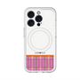 スリムプロテクションプレミアムケース with MagSafe［ CASEPLAY Tartan Check - Pink ］