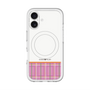 スリムプロテクションプレミアムケース with MagSafe［ CASEPLAY Tartan Check - Pink ］