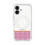 スリムプロテクションプレミアムケース with MagSafe［ CASEPLAY Tartan Check - Pink ］