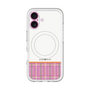 スリムプロテクションプレミアムケース with MagSafe［ CASEPLAY Tartan Check - Pink ］