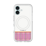 スリムプロテクションプレミアムケース with MagSafe［ CASEPLAY Tartan Check - Pink ］