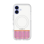 スリムプロテクションプレミアムケース with MagSafe［ CASEPLAY Tartan Check - Pink ］