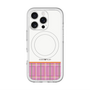 スリムプロテクションプレミアムケース with MagSafe［ CASEPLAY Tartan Check - Pink ］