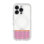 スリムプロテクションプレミアムケース with MagSafe［ CASEPLAY Tartan Check - Pink ］