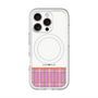スリムプロテクションプレミアムケース with MagSafe［ CASEPLAY Tartan Check - Pink ］