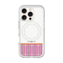 スリムプロテクションプレミアムケース with MagSafe［ CASEPLAY Tartan Check - Pink ］