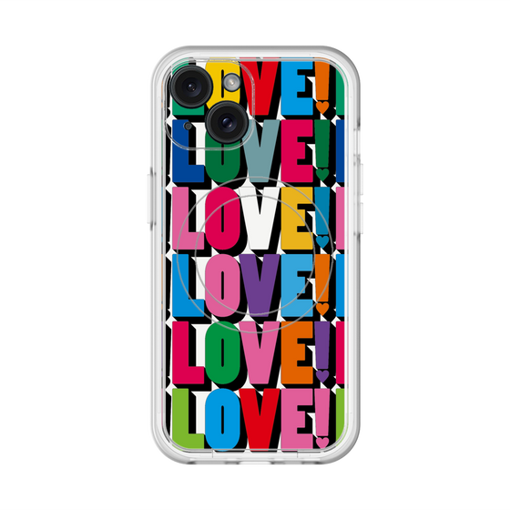 スリムプロテクションプレミアムケース with MagSafe［ LOVE!LOVE!LOVE! ］