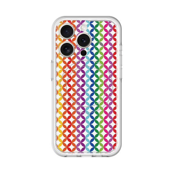 スリムプロテクションプレミアムケース with MagSafe［ 七宝柄 ］