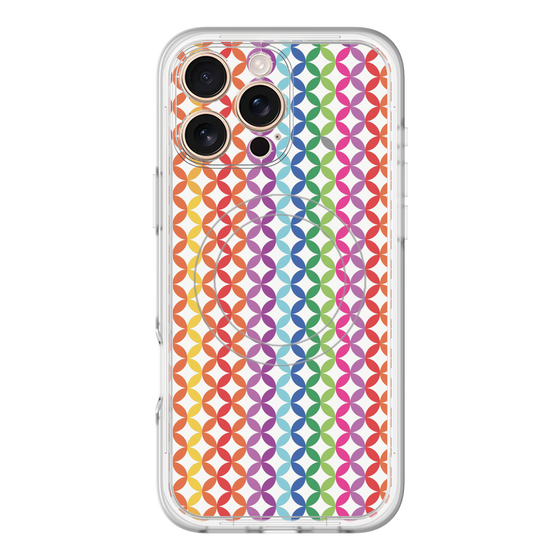スリムプロテクションプレミアムケース with MagSafe［ 七宝柄 ］