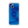 スリムプロテクションプレミアムケース with MagSafe［ CASEPLAY Winding Pattern - Blue ］