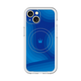 スリムプロテクションプレミアムケース with MagSafe［ CASEPLAY Winding Pattern - Blue ］