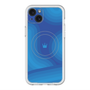 スリムプロテクションプレミアムケース with MagSafe［ CASEPLAY Winding Pattern - Blue ］