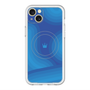スリムプロテクションプレミアムケース with MagSafe［ CASEPLAY Winding Pattern - Blue ］