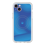 スリムプロテクションプレミアムケース with MagSafe［ CASEPLAY Winding Pattern - Blue ］
