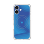 スリムプロテクションプレミアムケース with MagSafe［ CASEPLAY Winding Pattern - Blue ］