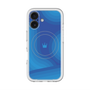 スリムプロテクションプレミアムケース with MagSafe［ CASEPLAY Winding Pattern - Blue ］