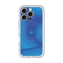 スリムプロテクションプレミアムケース with MagSafe［ CASEPLAY Winding Pattern - Blue ］