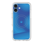 スリムプロテクションプレミアムケース with MagSafe［ CASEPLAY Winding Pattern - Blue ］