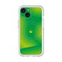 スリムプロテクションプレミアムケース with MagSafe［ CASEPLAY Winding Pattern - Green ］