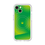 スリムプロテクションプレミアムケース with MagSafe［ CASEPLAY Winding Pattern - Green ］