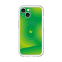 スリムプロテクションプレミアムケース with MagSafe［ CASEPLAY Winding Pattern - Green ］