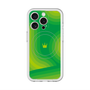 スリムプロテクションプレミアムケース with MagSafe［ CASEPLAY Winding Pattern - Green ］