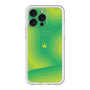 スリムプロテクションプレミアムケース with MagSafe［ CASEPLAY Winding Pattern - Green ］