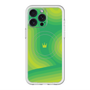スリムプロテクションプレミアムケース with MagSafe［ CASEPLAY Winding Pattern - Green ］