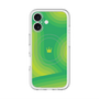 スリムプロテクションプレミアムケース with MagSafe［ CASEPLAY Winding Pattern - Green ］