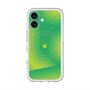 スリムプロテクションプレミアムケース with MagSafe［ CASEPLAY Winding Pattern - Green ］