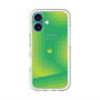スリムプロテクションプレミアムケース with MagSafe［ CASEPLAY Winding Pattern - Green ］