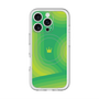 スリムプロテクションプレミアムケース with MagSafe［ CASEPLAY Winding Pattern - Green ］