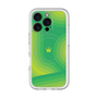 スリムプロテクションプレミアムケース with MagSafe［ CASEPLAY Winding Pattern - Green ］
