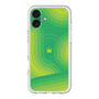 スリムプロテクションプレミアムケース with MagSafe［ CASEPLAY Winding Pattern - Green ］