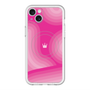 スリムプロテクションプレミアムケース with MagSafe［ CASEPLAY Winding Pattern - Pink ］
