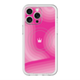 スリムプロテクションプレミアムケース with MagSafe［ CASEPLAY Winding Pattern - Pink ］
